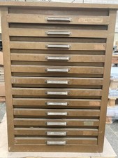 Cassettiera legno caratteri tipografici, ottima condizione + caratteri ORIGINALI