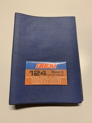 Fiat 124 sport catalogo - cs,