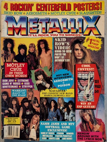 Metallix magazine may 1990 - may,