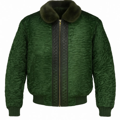 Giacca uomo verde vera