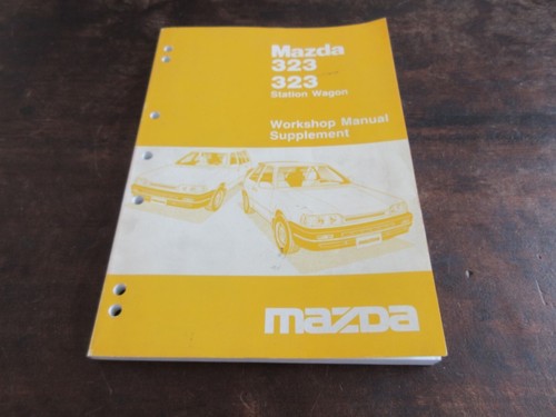 Mazda 323 1987 workshop - workshop, repair