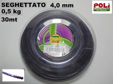 ACTIVE FILO SEGA SEGHETTATO PER DECESPUGLIATORE PLATINO 4,0 MM x 30 MT 0,5 KG