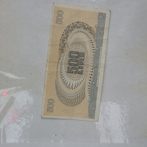 Italia banconota 500 lire - italia,