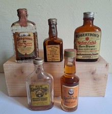 SEAGRAM'S Robertson Mount Vernon Old Grand Dad 5 mignon Whisky Whiskey  anni 30
