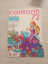 Album Figurine PANINI CANTANTI 1972 -VUOTO- originale