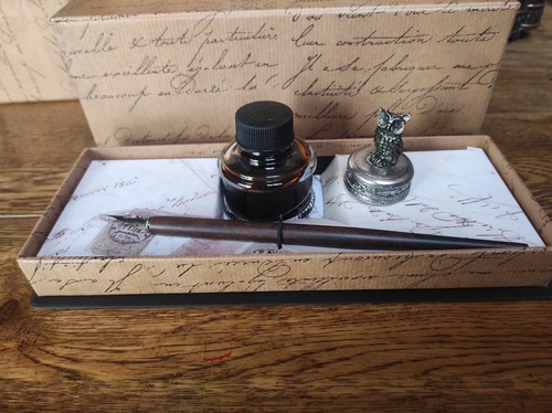 Set scrittura calligrafia - set,