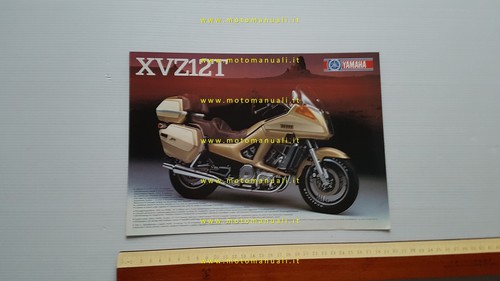 Yamaha xvz 1984 - t, depliant