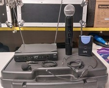 RADIOMICROFONO WIRELESS VHF 3 MICROFONI MARCA LIFE GELATO + ARCHETTO + LAVALIER