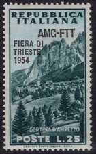 TRIESTE ZONA A 1954 FIERA DI