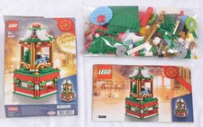 LEGO 40293 COMPLETO 100% LIKE NEW GIOSTRA NATALE CAROSELLO LIMITED