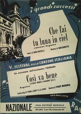 CHE FAI TU LUNA IN CIEL - COSI' VA BENE - SPARTITO-SHEET MUSIC