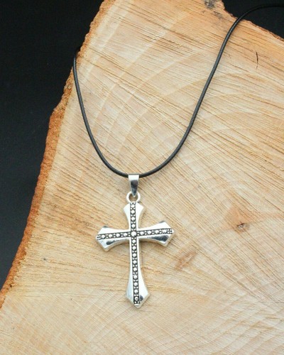 Collana con croce uomo - ,