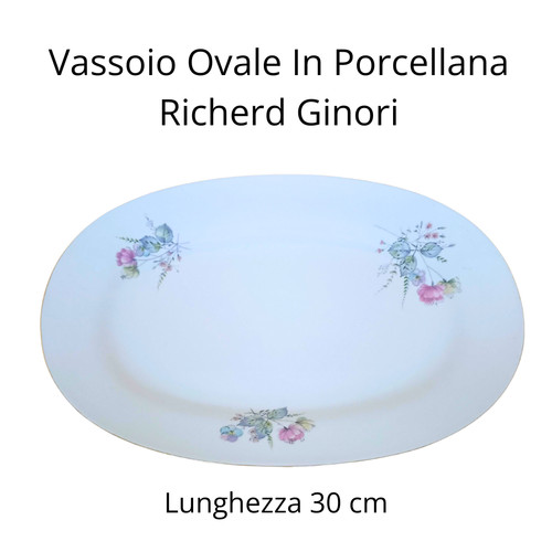 Vassoio porcellana disegno - in,