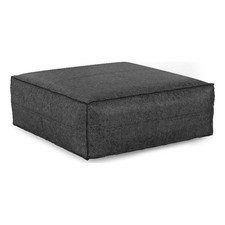 Pemberly Row Square Pouf in