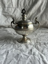 antica zuccheriera argento