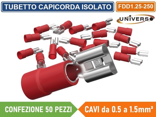 Confezione 50pz terminale - confezione,