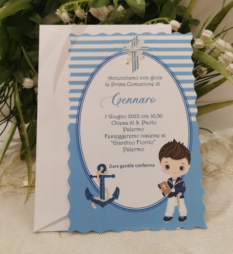 Invito prima comunione marino - prima,