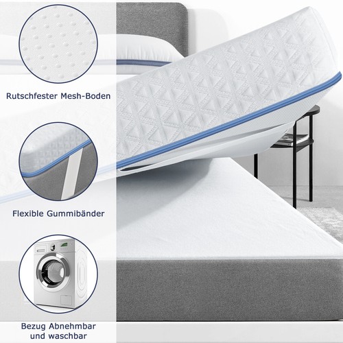 Topper materasso zone memory - 9, zone/memory
