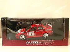 AUTOART MITSUBISHI LANCER EVO VI WRC 1999 1/18 - SIGNED BY MAKINEN