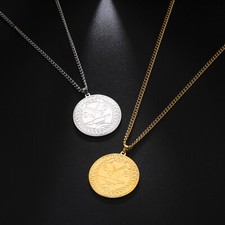 Collana con ciondolo medaglia