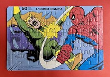 L'UOMO RAGNO  / Puzzle 50 Pezzi - Marvel Comics / Malipiero 1978