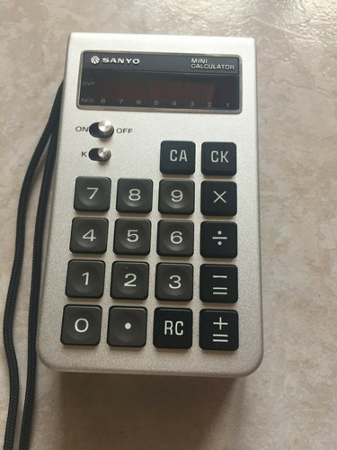 Calcolatrice sanyo 8007 - calcolatrice,