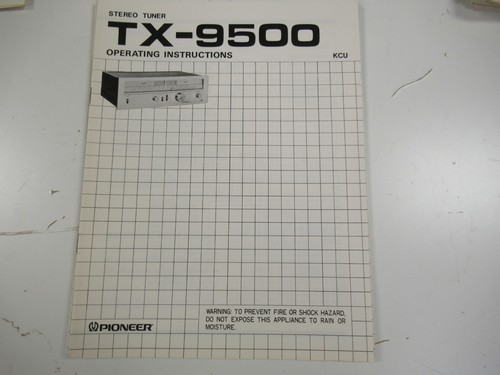 Pioneer 9500 tuner - pioneer,