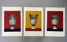 Vasi antichi, tre litografie a