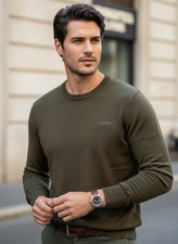 Maglia uomo verde militare