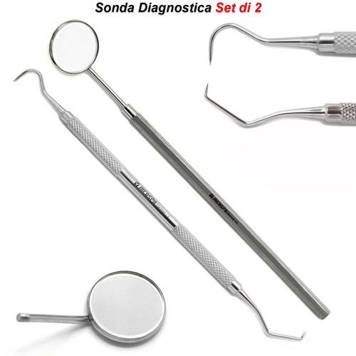 Specchietto per bocca dentale - specchietto,