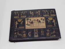 ALBUM FOTOGRAFICO IN PELLE CON IMMAGINE IN RILIEVO 173 FOTO GUERRA D'AFRICA (S)