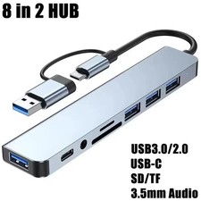 Hub USB C 8 in 1 Adattatore