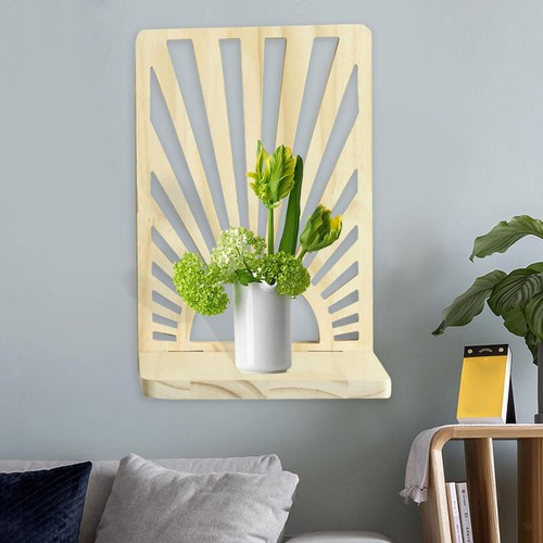 Mensola sospesa legno boho - in,
