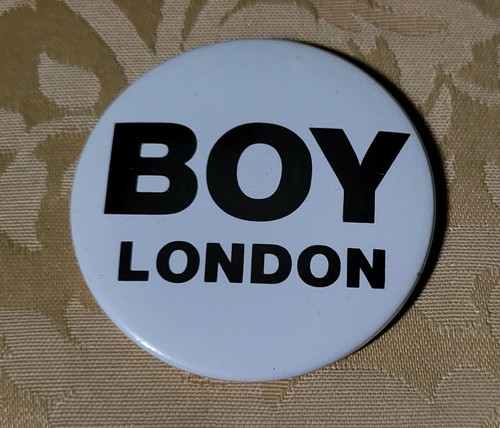 Boy london pin - boy, badge