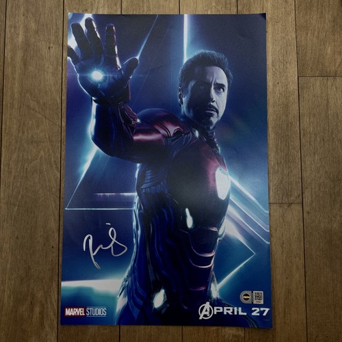 Foto firmata robert downey - firmata,