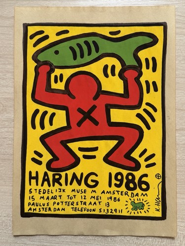 Disegno carta keith haring - disegno,