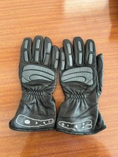 Guanti protettivi neri di pelle per moto Axo XL