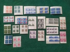 Italia-Repubblica-Francobolli  1959-Nuovi+Quartina/ANGOLO/Bordo di Fg.II.scelta