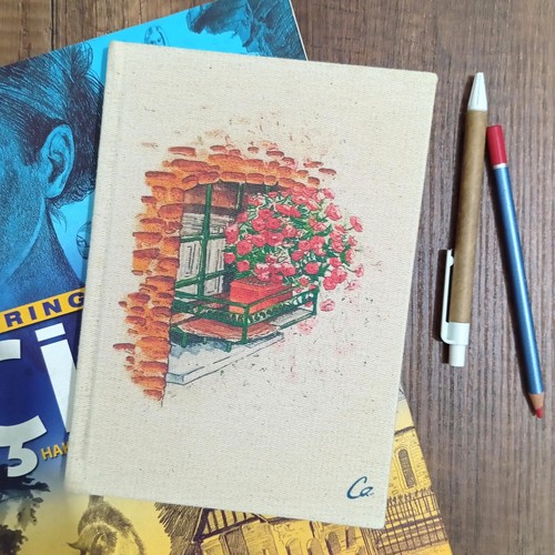 Quaderno tela diario - quaderno, regalo