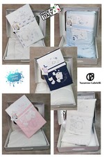 Trapunta sfoderabile+completo lenzuola culla/carrozzina NAZARENO GABRIELLI