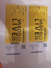 2 Biglietti Vasco Rossi 2026