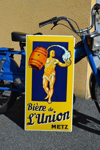 Grande plaque émaillée biere - émaillée,