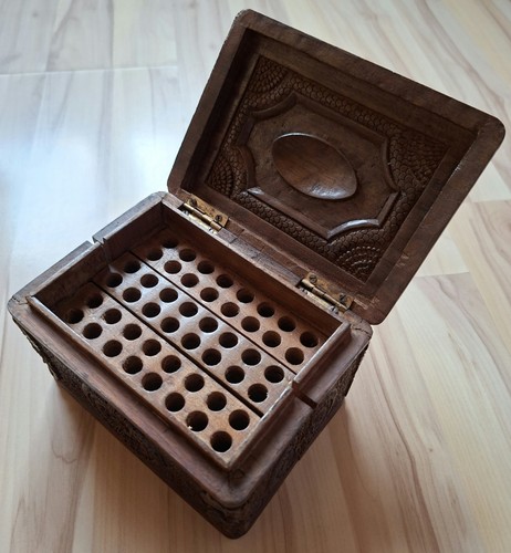 Antica scatola legno - antica,