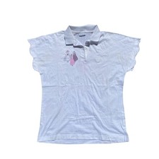 Sergio Tacchini polo tennis donna  vintage 80S rara da collezione tg.M