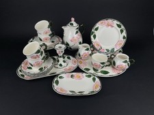 Villeroy & Boch Wildrose Servizio da caffè 5 persone piatti da torta tazze 22 pezzi