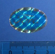 ADESIVO STICKER PRISMATICO FORD ANNI '80 VINTAGE AUTO MOTO TUNING 