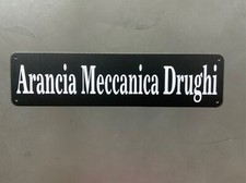 Targa in metallo “Arancia