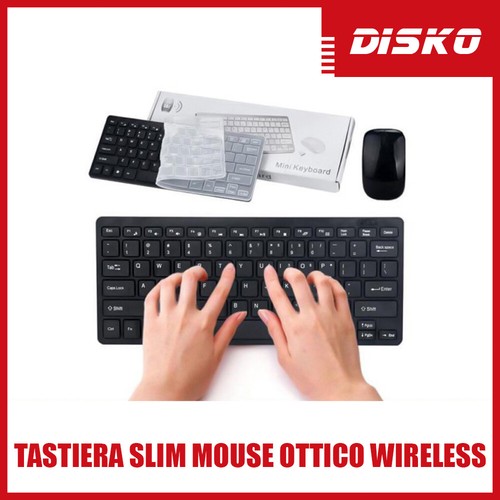 Tastiera slim mouse ottico - mouse,