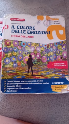 Libro scolastico arte - arte, e
