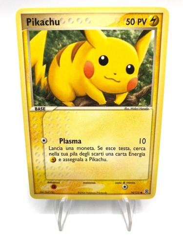 Carta pokemon pikachu - carta,